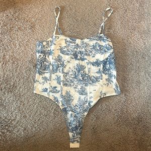 Cider Victoria print bodysuit